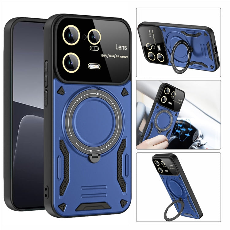 For Xiaomi 13 Pro Large Window MagSafe Holder Phone Case