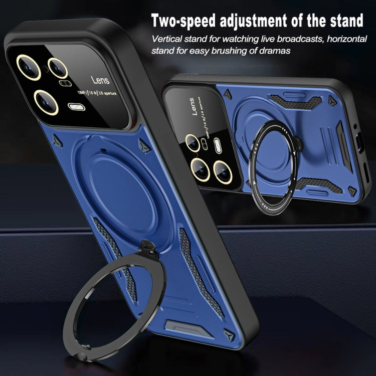 For Xiaomi 13 Pro Large Window MagSafe Holder Phone Case