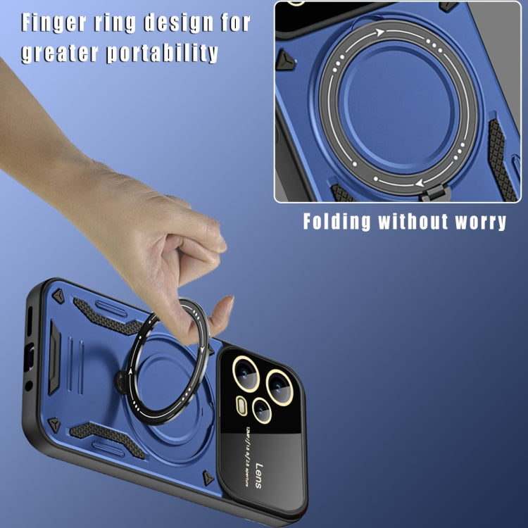 For Xiaomi Poco X5 Large Window MagSafe Holder Phone Case