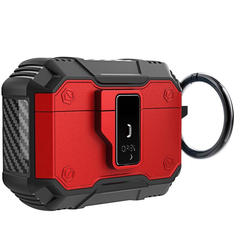 For AirPods Pro 3 Non-slip  Armor Shockproof Earphones Case with Hook
