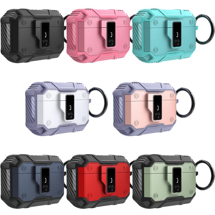 For AirPods Pro 3 Non-slip  Armor Shockproof Earphones Case with Hook