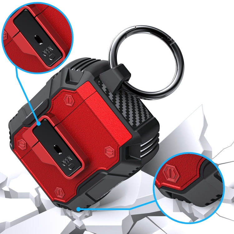 For AirPods Pro 3 Non-slip  Armor Shockproof Earphones Case with Hook