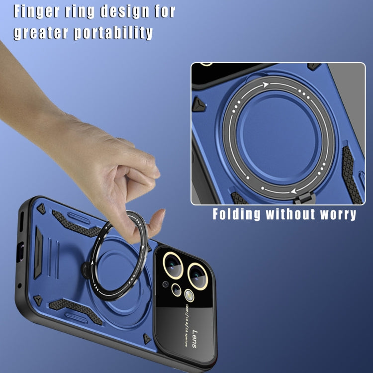 For Redmi Note 12 4G Global Large Window MagSafe Holder Phone Case