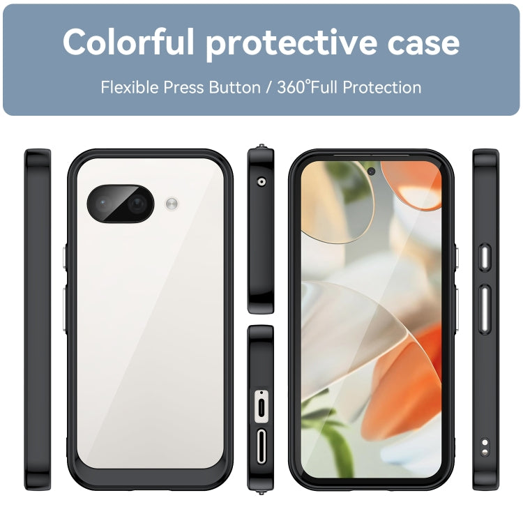 For Google Pixel 9a Colorful Series Acrylic Hybrid TPU Phone Case