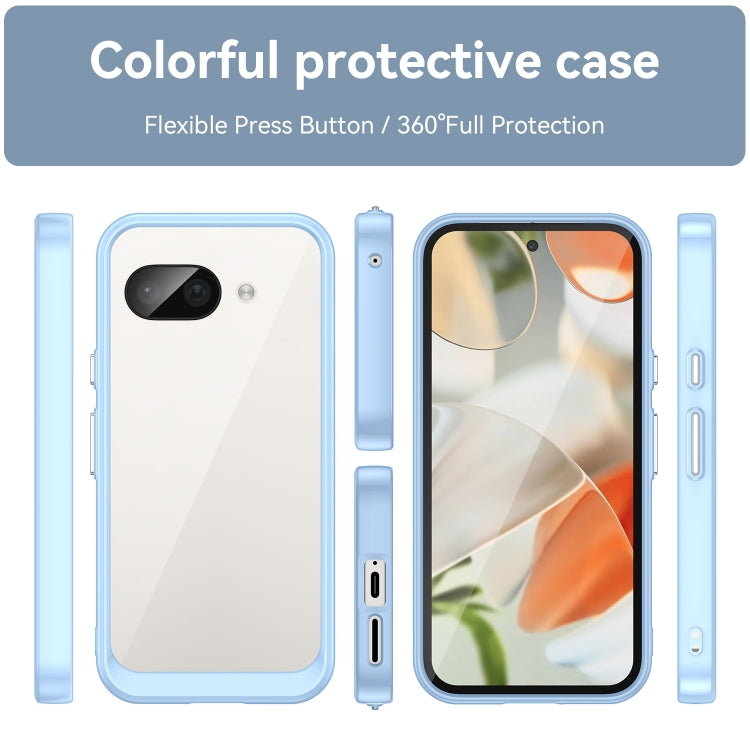For Google Pixel 9a Colorful Series Acrylic Hybrid TPU Phone Case
