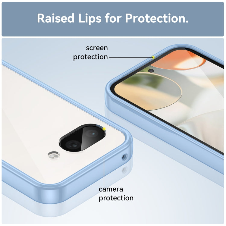 For Google Pixel 9a Colorful Series Acrylic Hybrid TPU Phone Case
