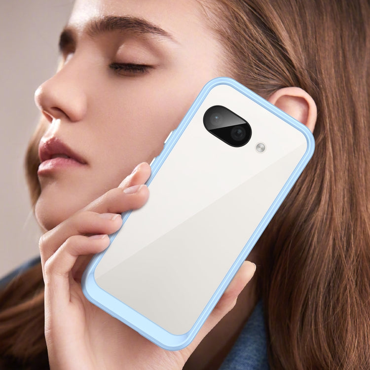 For Google Pixel 9a Colorful Series Acrylic Hybrid TPU Phone Case