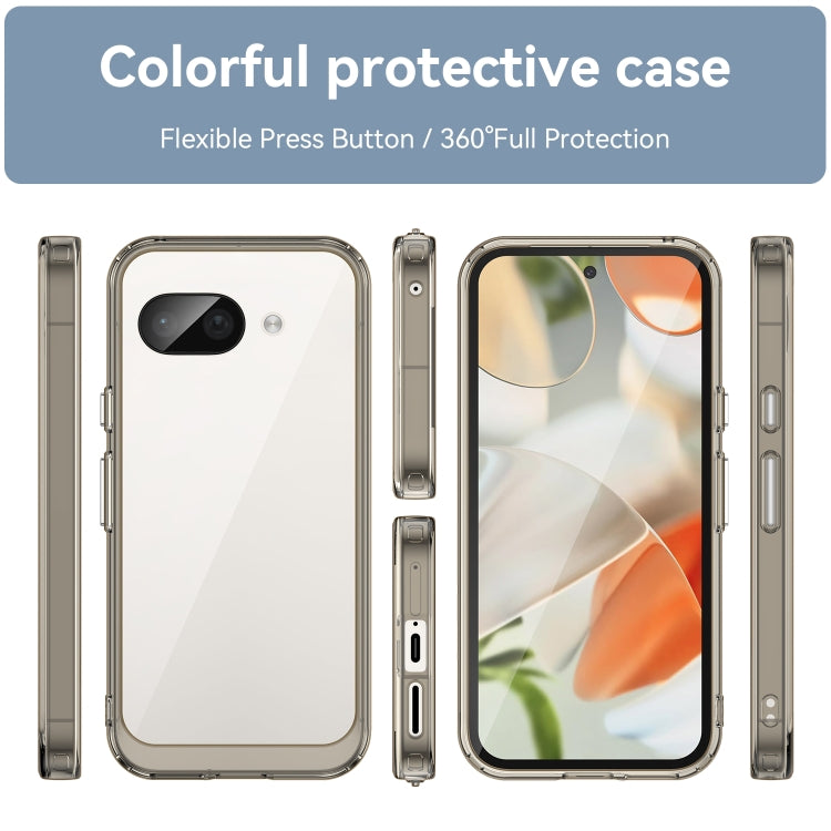 For Google Pixel 9a Colorful Series Acrylic Hybrid TPU Phone Case