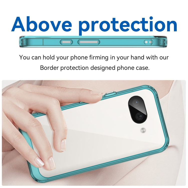 For Google Pixel 9a Colorful Series Acrylic Hybrid TPU Phone Case
