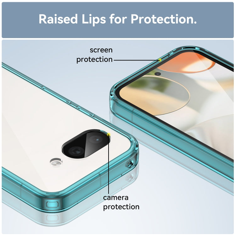 For Google Pixel 9a Colorful Series Acrylic Hybrid TPU Phone Case