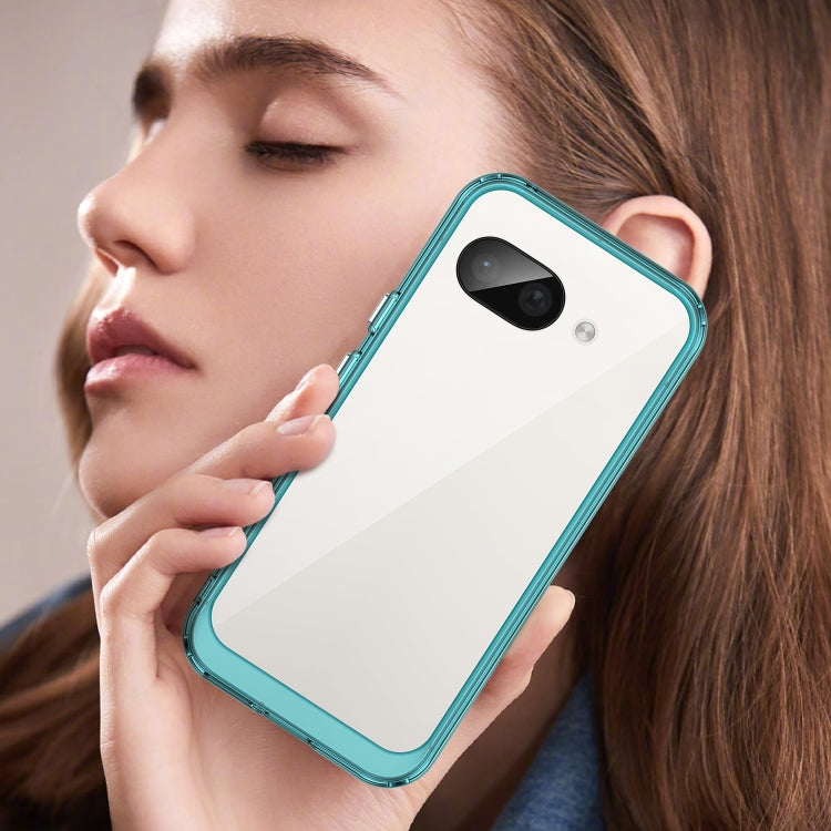 For Google Pixel 9a Colorful Series Acrylic Hybrid TPU Phone Case