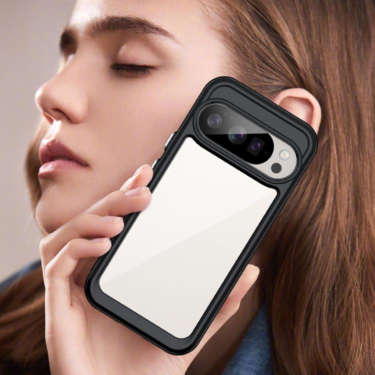 For Google Pixel 10 Pro Colorful Series Acrylic Hybrid TPU Phone Case
