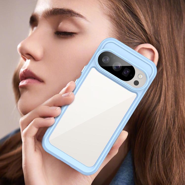 For Google Pixel 10 Pro Colorful Series Acrylic Hybrid TPU Phone Case