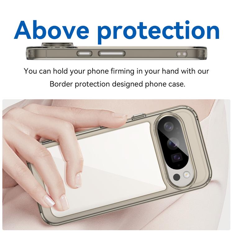 For Google Pixel 10 Pro Colorful Series Acrylic Hybrid TPU Phone Case