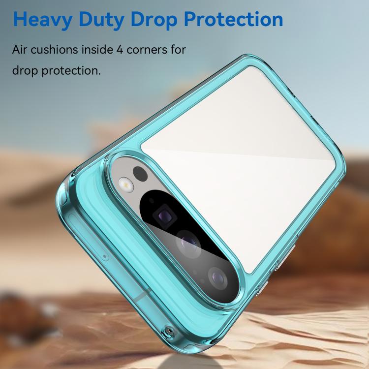 For Google Pixel 10 Pro Colorful Series Acrylic Hybrid TPU Phone Case
