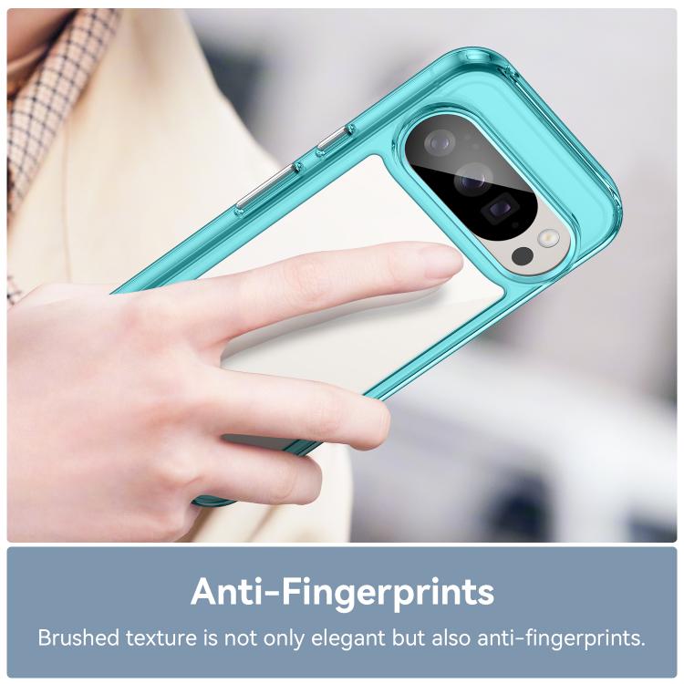 For Google Pixel 10 Pro Colorful Series Acrylic Hybrid TPU Phone Case