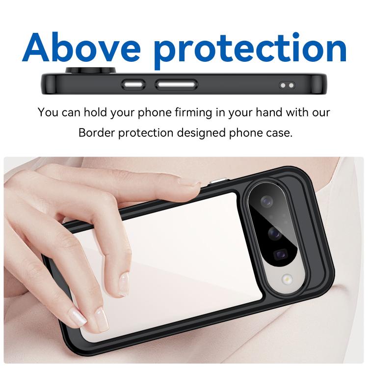 For Google Pixel 10 Colorful Series Acrylic Hybrid TPU Phone Case