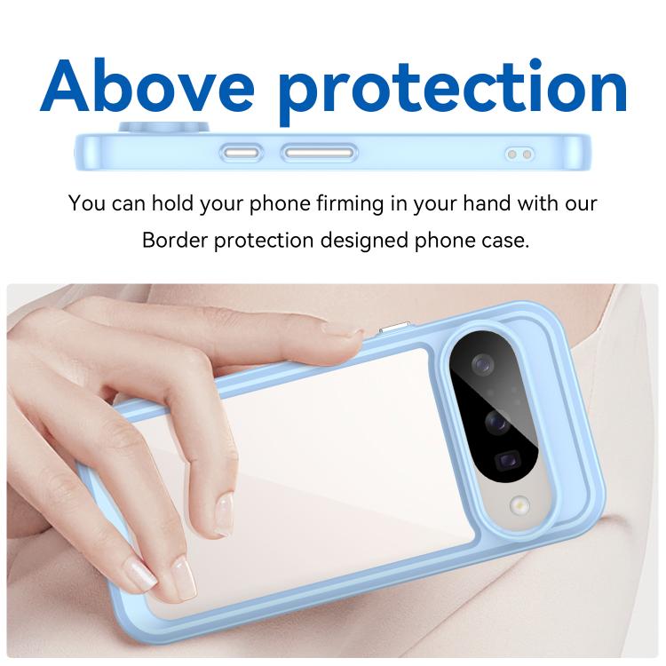For Google Pixel 10 Colorful Series Acrylic Hybrid TPU Phone Case