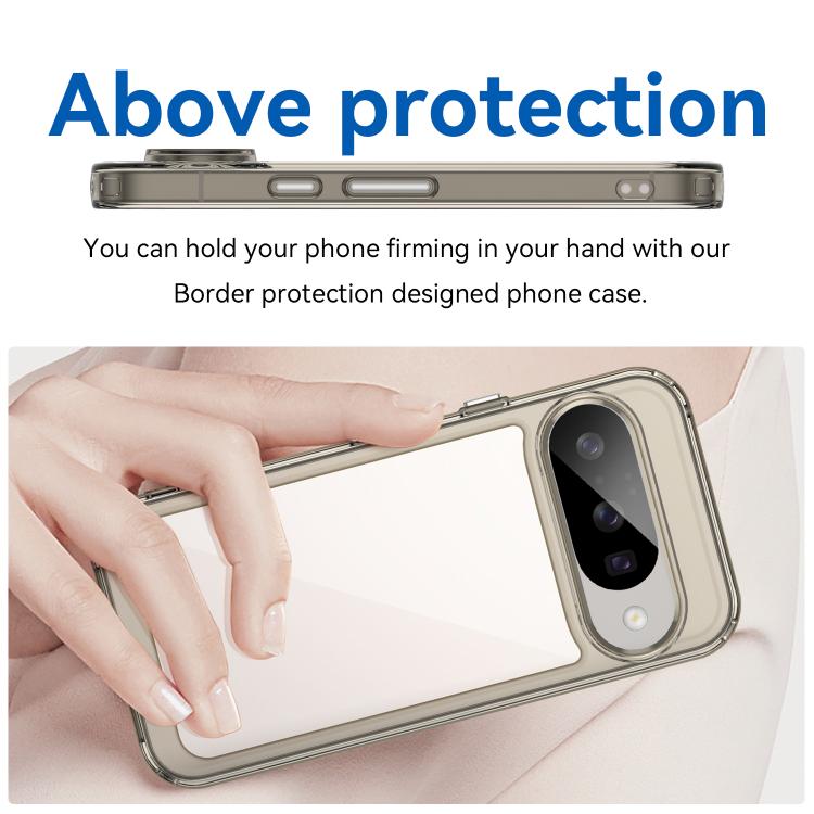 For Google Pixel 10 Colorful Series Acrylic Hybrid TPU Phone Case