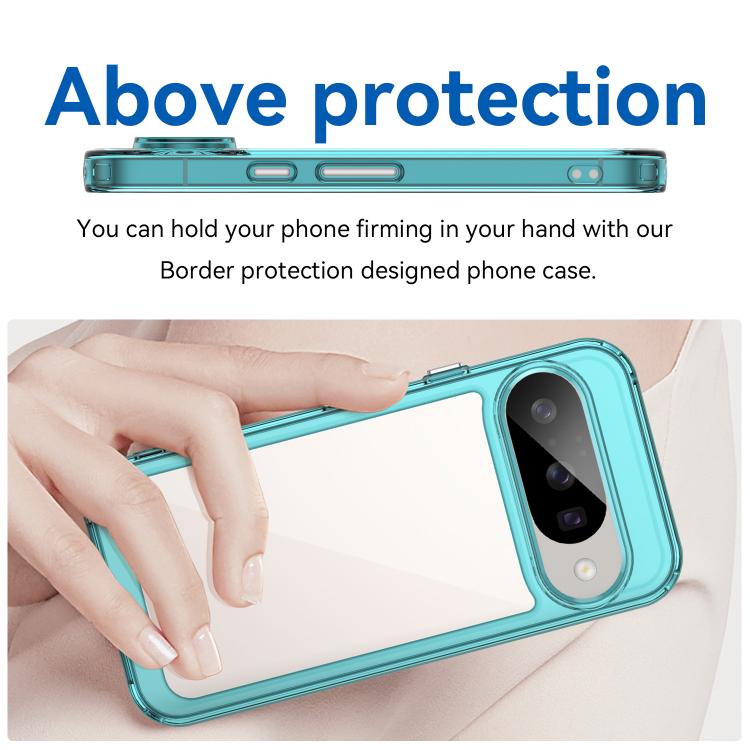 For Google Pixel 10 Colorful Series Acrylic Hybrid TPU Phone Case