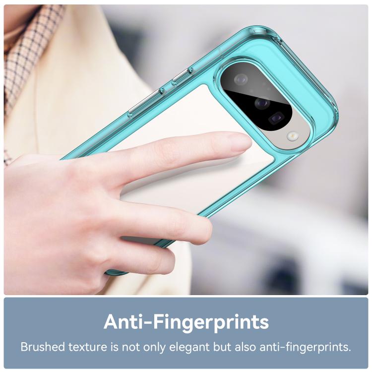 For Google Pixel 10 Colorful Series Acrylic Hybrid TPU Phone Case