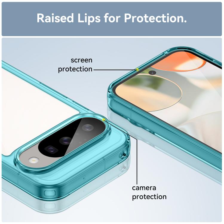 For Google Pixel 10 Colorful Series Acrylic Hybrid TPU Phone Case