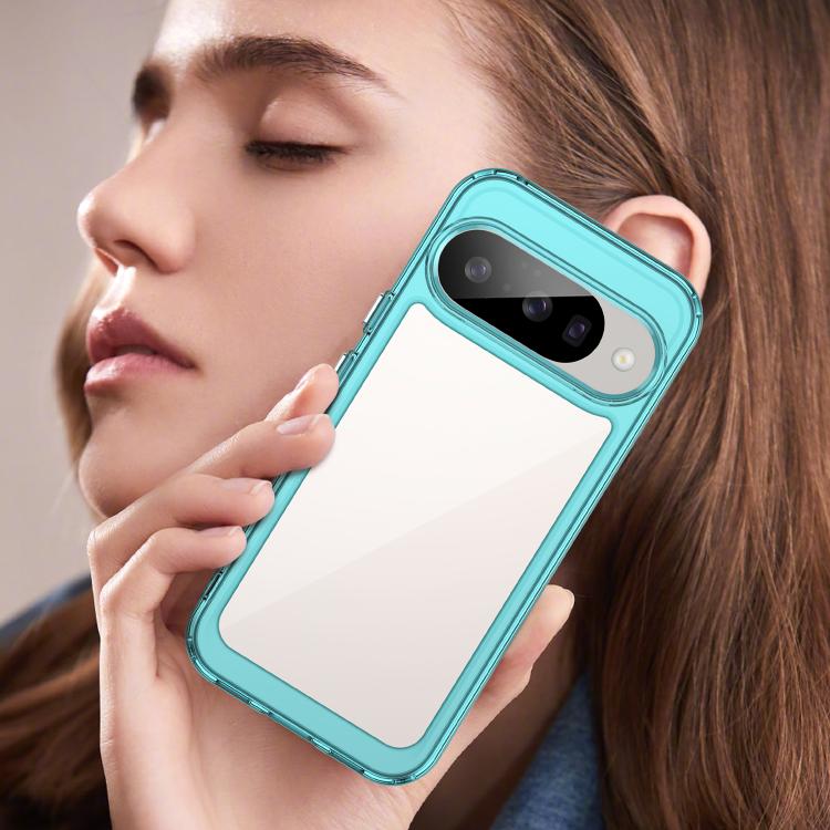 For Google Pixel 10 Colorful Series Acrylic Hybrid TPU Phone Case