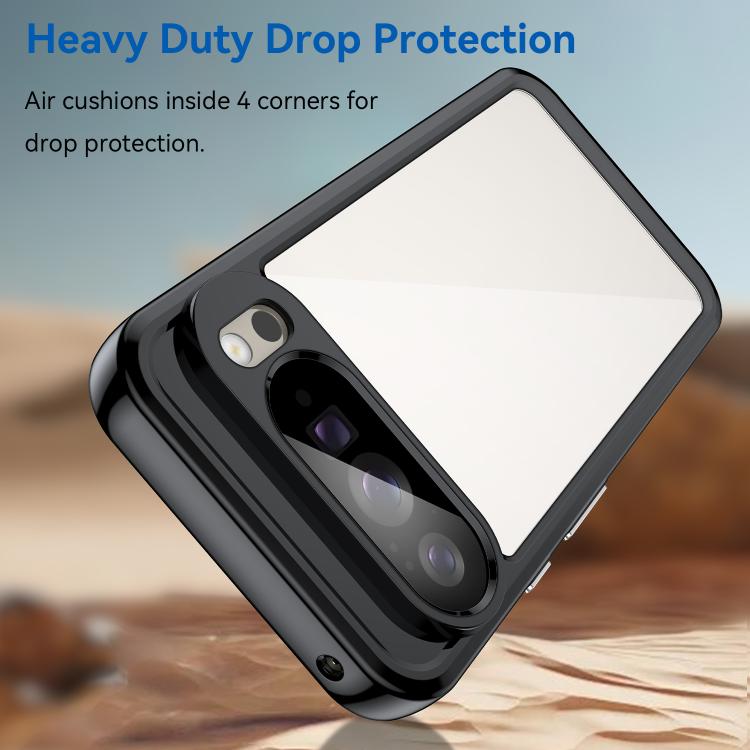 For Google Pixel 10 Pro XL Colorful Series Acrylic Hybrid TPU Phone Case