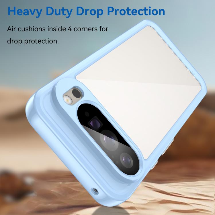 For Google Pixel 10 Pro XL Colorful Series Acrylic Hybrid TPU Phone Case