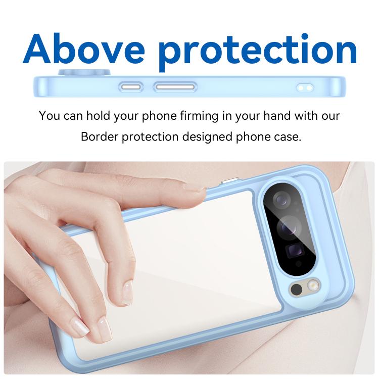 For Google Pixel 10 Pro XL Colorful Series Acrylic Hybrid TPU Phone Case