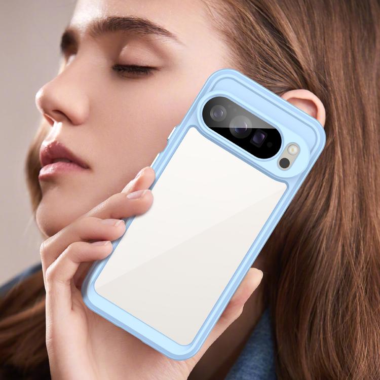 For Google Pixel 10 Pro XL Colorful Series Acrylic Hybrid TPU Phone Case