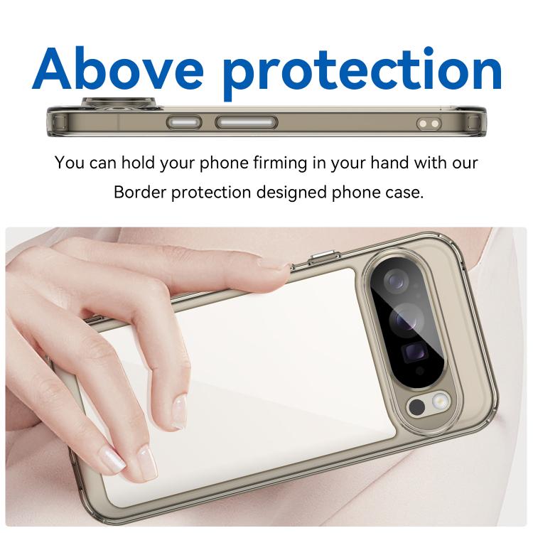For Google Pixel 10 Pro XL Colorful Series Acrylic Hybrid TPU Phone Case