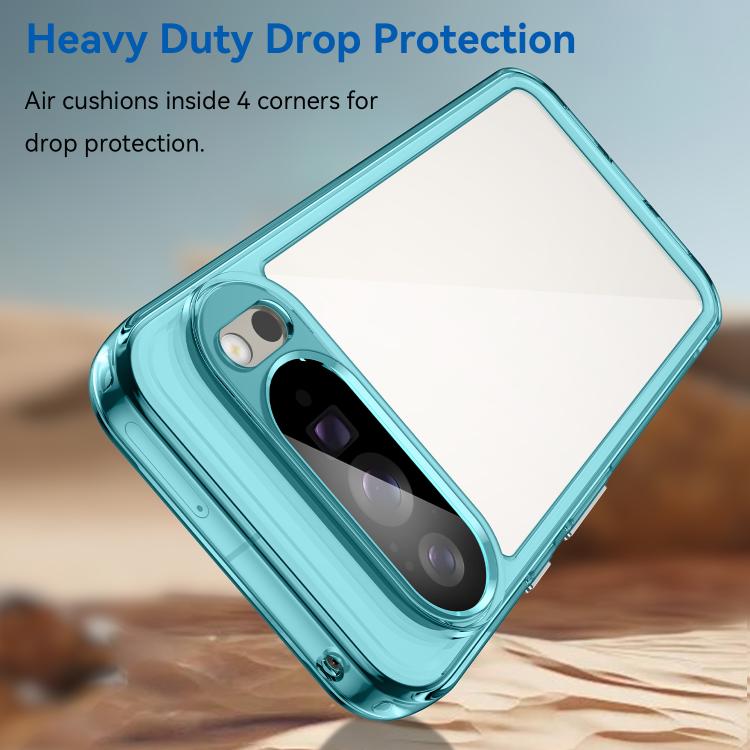 For Google Pixel 10 Pro XL Colorful Series Acrylic Hybrid TPU Phone Case