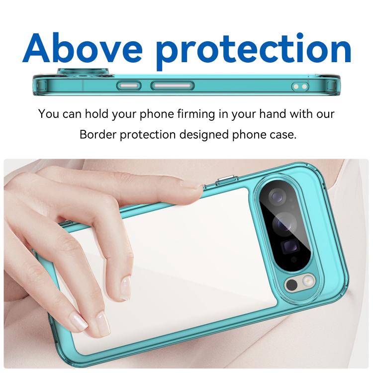 For Google Pixel 10 Pro XL Colorful Series Acrylic Hybrid TPU Phone Case