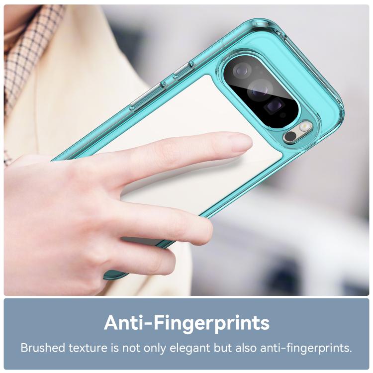 For Google Pixel 10 Pro XL Colorful Series Acrylic Hybrid TPU Phone Case