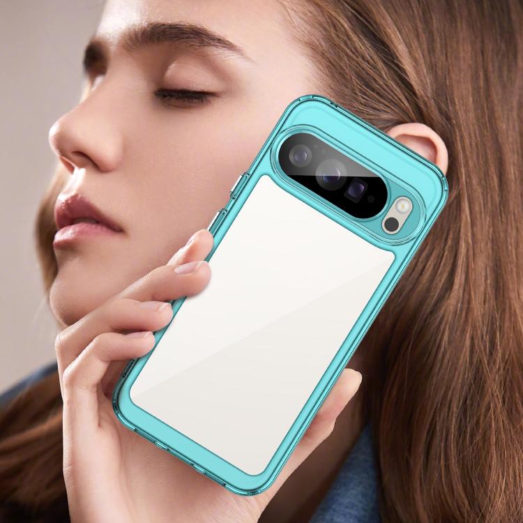 For Google Pixel 10 Pro XL Colorful Series Acrylic Hybrid TPU Phone Case