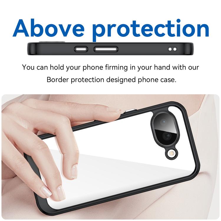 For Google Pixel 10a Colorful Series Acrylic Hybrid TPU Phone Case