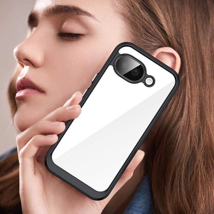 For Google Pixel 10a Colorful Series Acrylic Hybrid TPU Phone Case