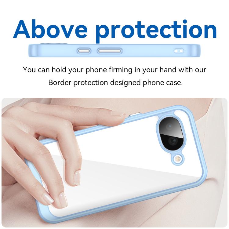 For Google Pixel 10a Colorful Series Acrylic Hybrid TPU Phone Case