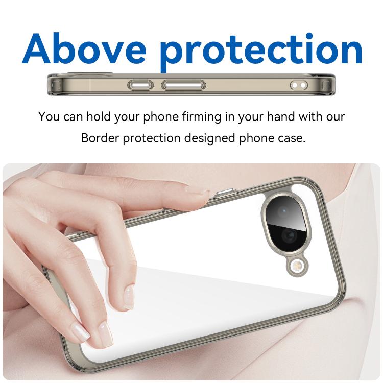 For Google Pixel 10a Colorful Series Acrylic Hybrid TPU Phone Case