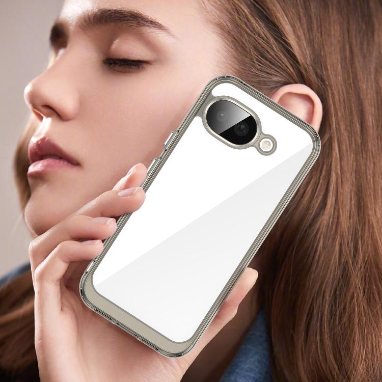 For Google Pixel 10a Colorful Series Acrylic Hybrid TPU Phone Case