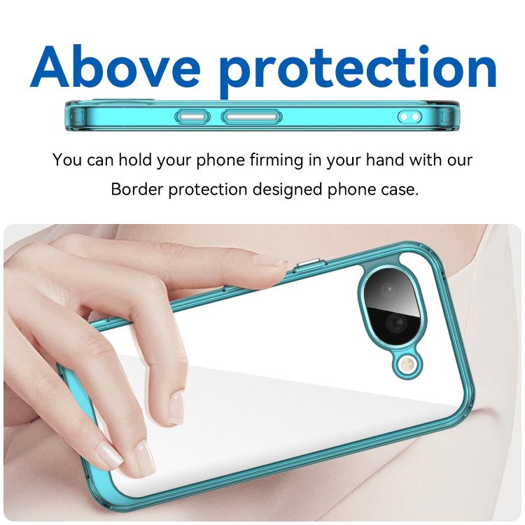 For Google Pixel 10a Colorful Series Acrylic Hybrid TPU Phone Case