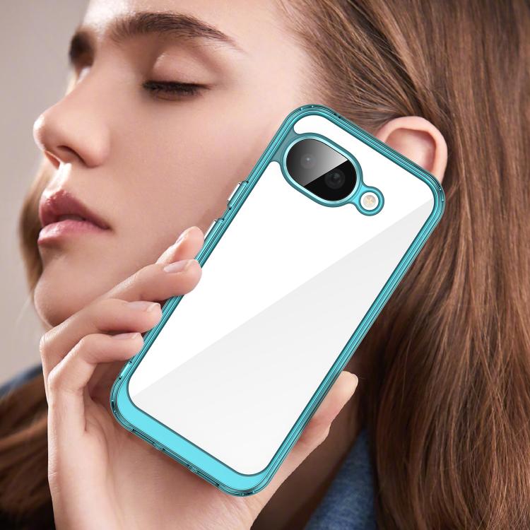For Google Pixel 10a Colorful Series Acrylic Hybrid TPU Phone Case