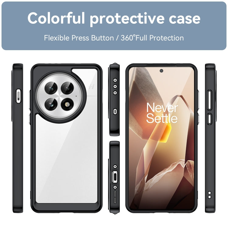 For OnePlus 13 Colorful Series Acrylic Hybrid TPU Phone Case