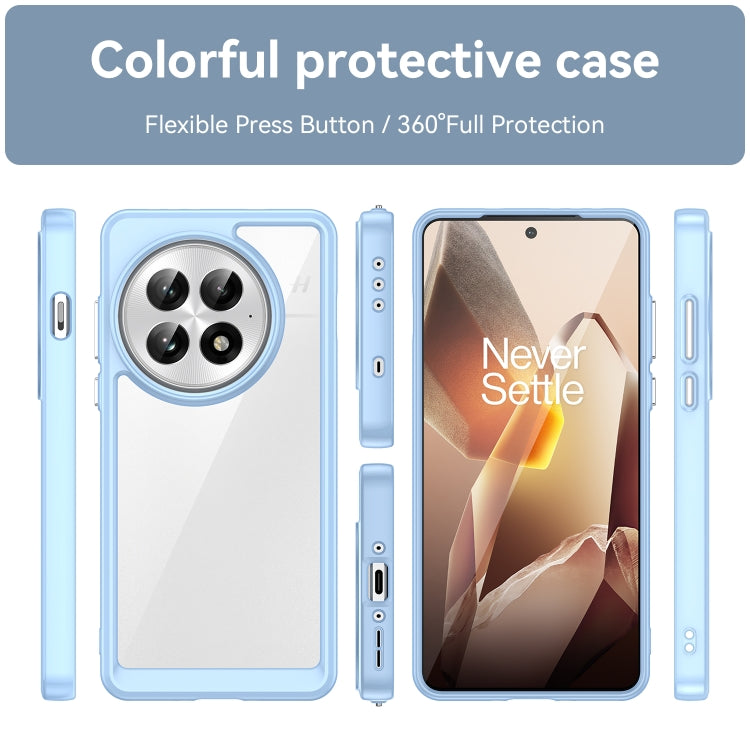 For OnePlus 13 Colorful Series Acrylic Hybrid TPU Phone Case