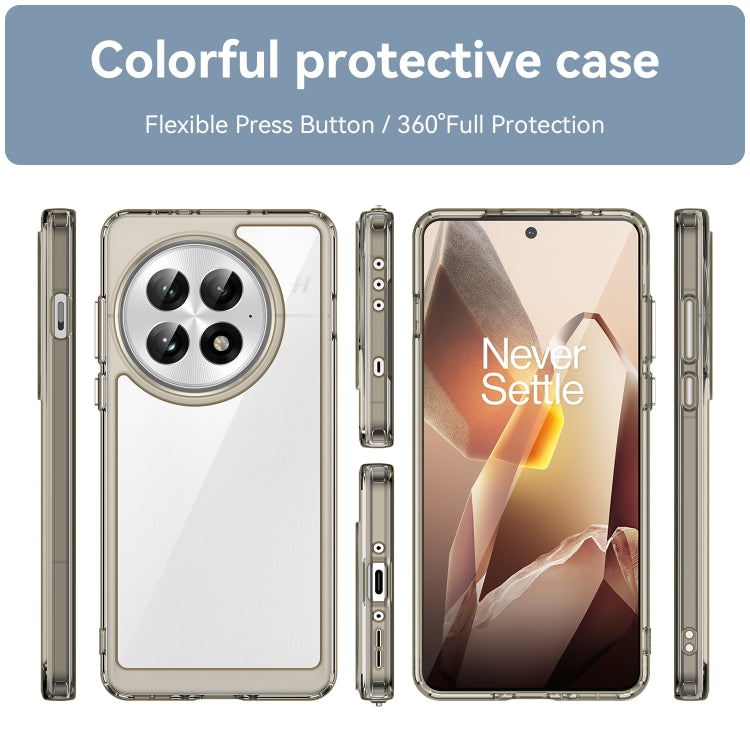 For OnePlus 13 Colorful Series Acrylic Hybrid TPU Phone Case