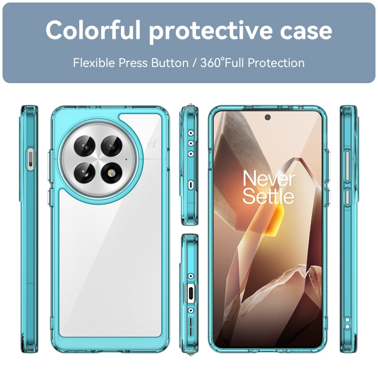 For OnePlus 13 Colorful Series Acrylic Hybrid TPU Phone Case