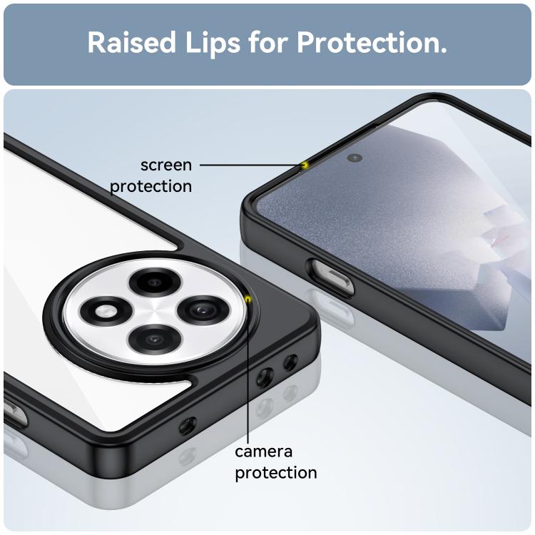 For OnePlus 13R Colorful Series Acrylic Hybrid TPU Phone Case