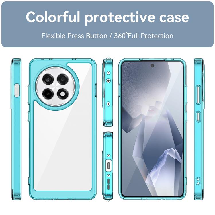 For OnePlus 13R Colorful Series Acrylic Hybrid TPU Phone Case