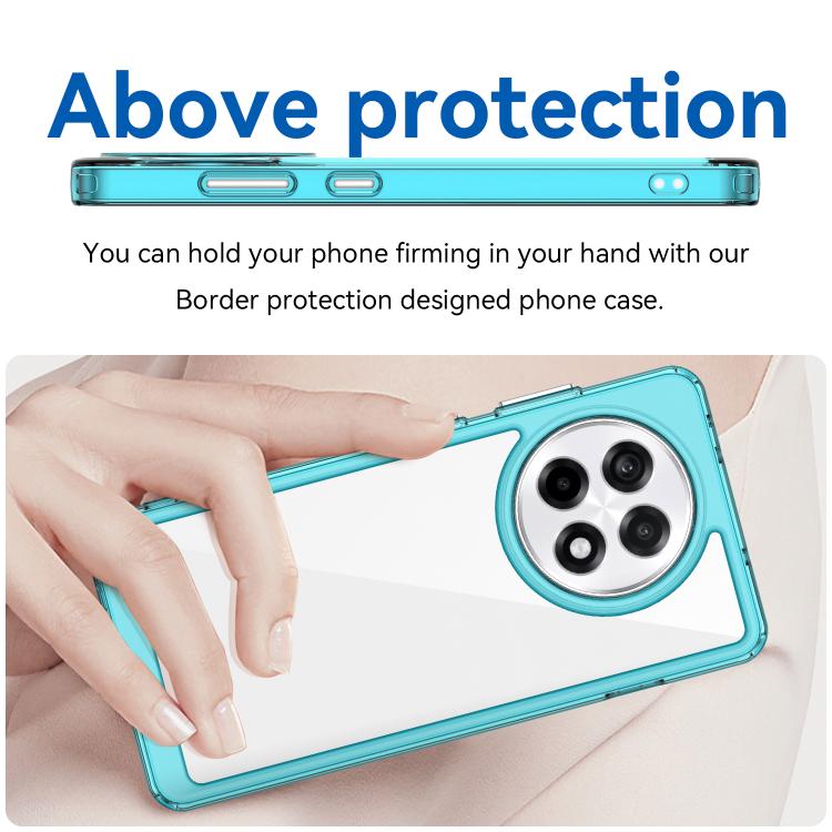 For OnePlus 13R Colorful Series Acrylic Hybrid TPU Phone Case